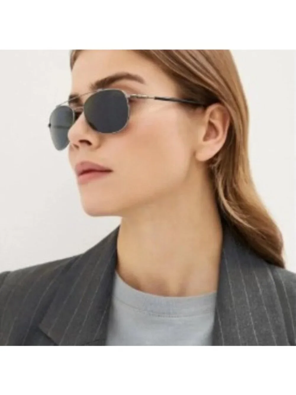 Carrera CA224/S 003 M9 Sunglasses Black Aviator Frame, Polarized Lenses